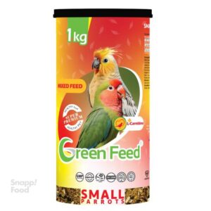 خوراک مخلوط طوطی سانان کوچک گرین فید small parrots